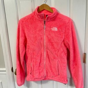 The North Face Women’s Small Osito Jacket Fleece Soft Coral Full Zip
